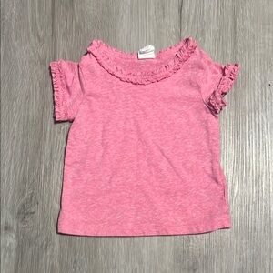 4/$30 Pink Ruffled Kids Top